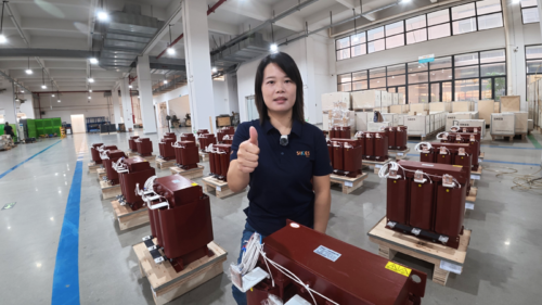 为某车企定制的三相负载电抗器准备发货
